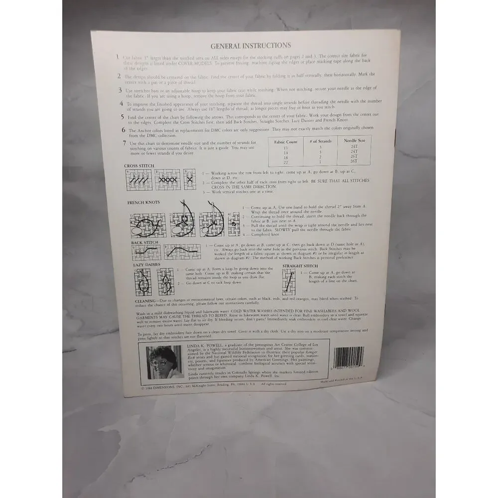 1988 Dimensions Cross Stitch Pattern Leaflet #159 Frolicking Friends Christmas